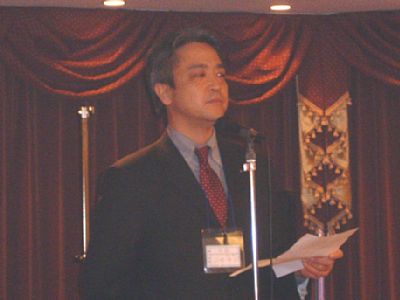 幹事の小田浩正さんの開会挨拶