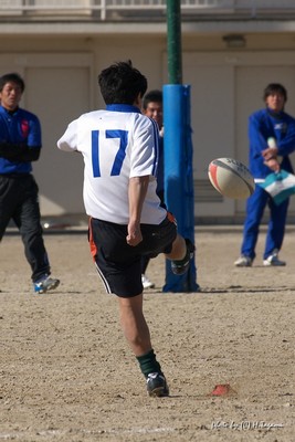 OB偶数対奇数 出場最年長柿田君(3回生)の後姿