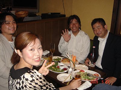 mixiつながりで参加してくれた同窓生もたくさんいました