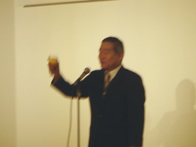 平倉 充校長先生による乾杯のご発声