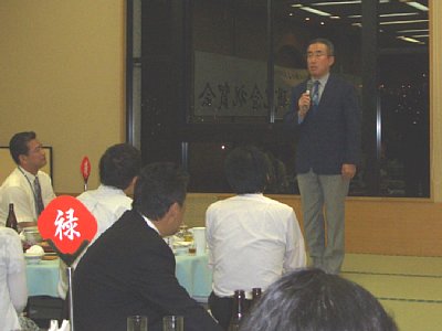 長尾先生の挨拶…我々は、それを「神の声」と呼ぶ